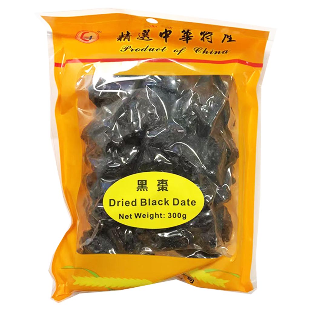 East Asia Brand Black Jujube 300g ~ 东亚黑枣真空包装 300g