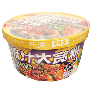 Tian Xiao Hua Wide Noodles Sour Spicy 294g ~ 田小花流汁大寬粉酸辣味 294g