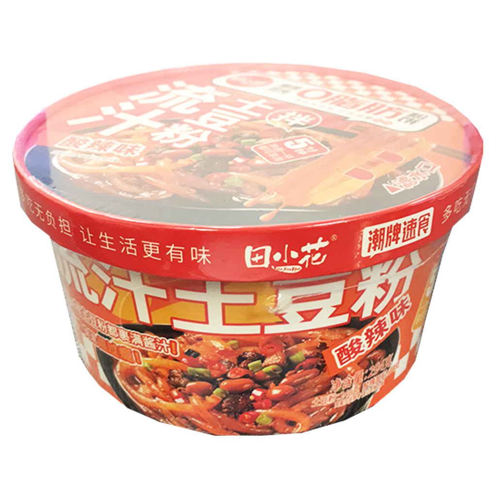 Tian Xiao Hua Potato Noodle Sour Spicy 294g ~ 田小花流汁土豆粉酸辣味 294g