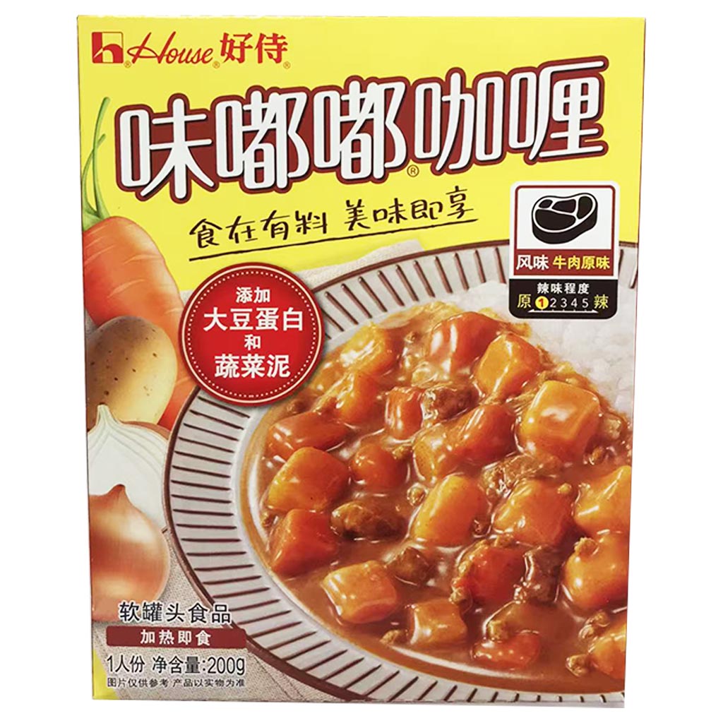 House Weidudu Beef Flavour Curry 200g ~ 好侍味嘟嘟咖喱牛肉味 200g