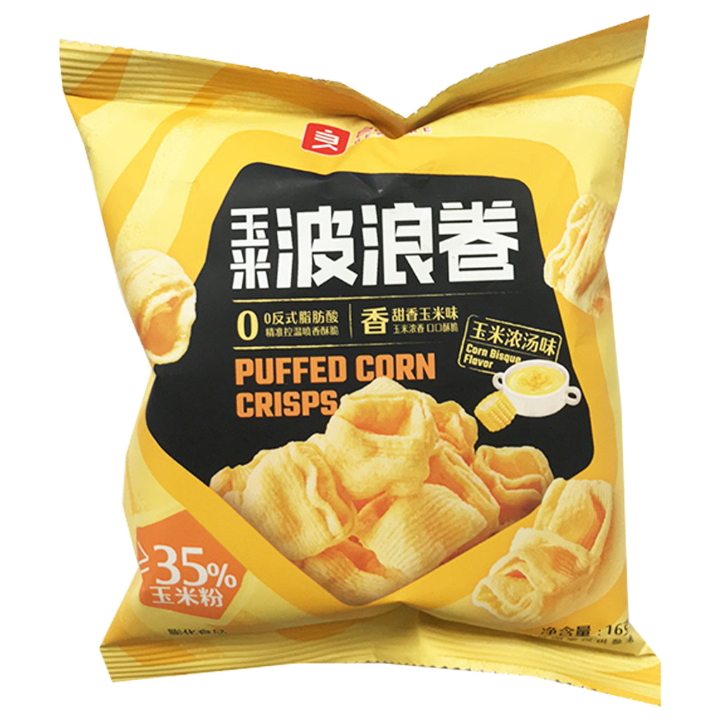 Bestore Puffed Corn Crisps 16g ~ 良品鋪子波浪捲玉米味 16g