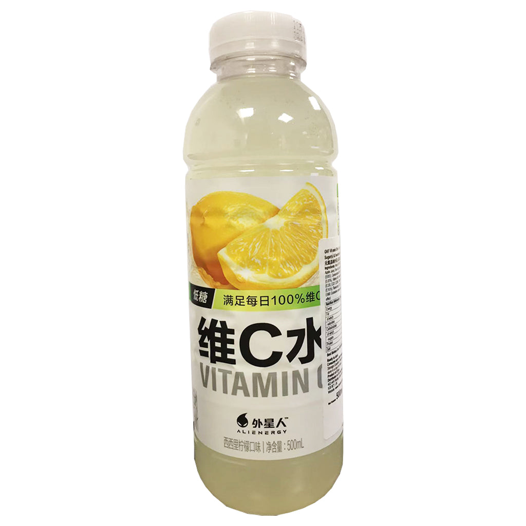 Genki Forest Alienergy Vitamin Lemon 500ml ~ 元氣森林外星人維C水檸檬 500ml