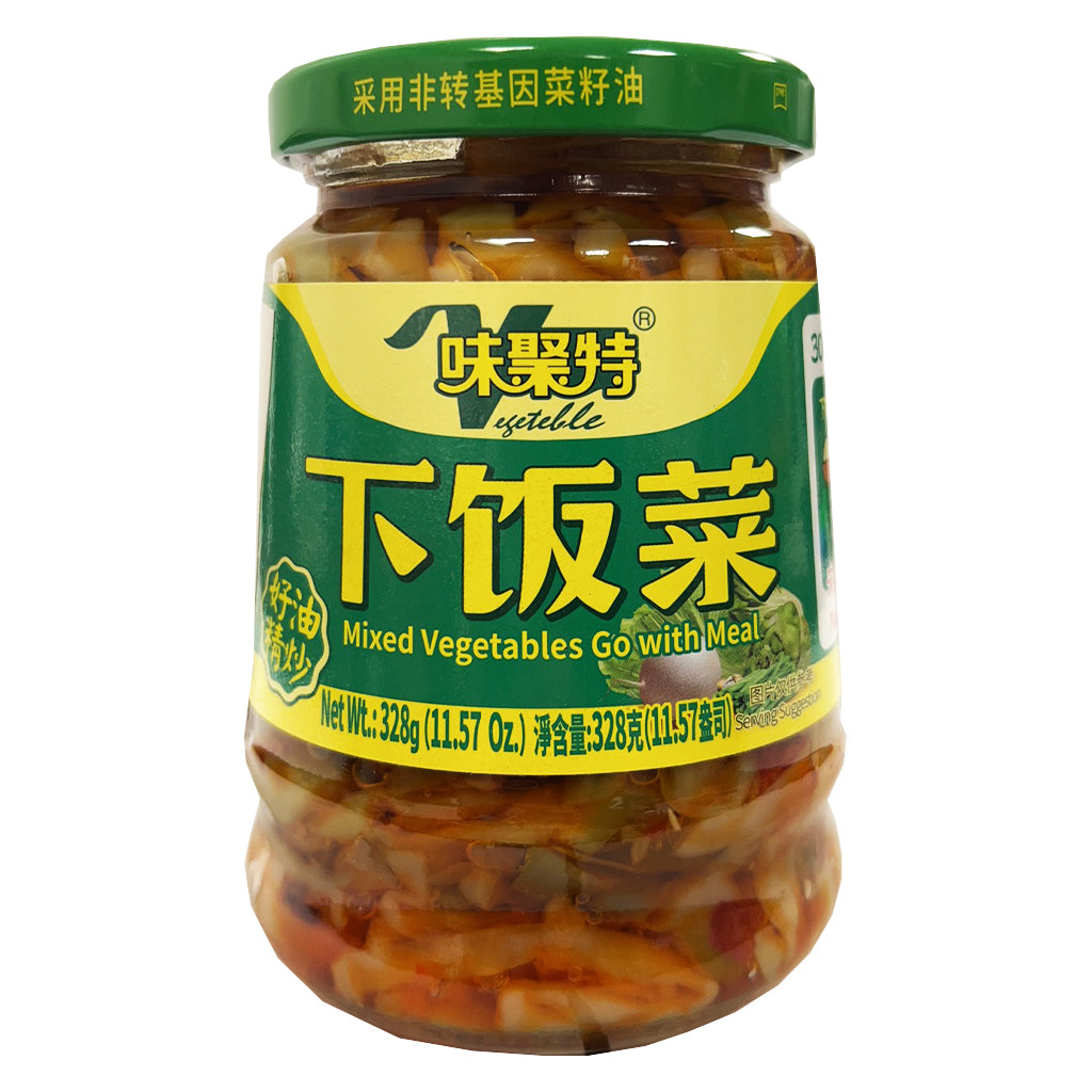WeiJuTe Vegetable Go With Meal Jar 328g ~ 味聚特下饭菜-瓶 328g