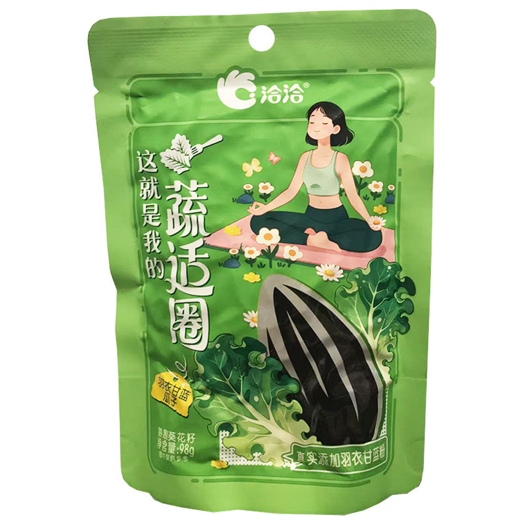 Chacheer Sunflower Seeds Kale 98g ~ 洽洽瓜子羽衣甘蓝味 98g