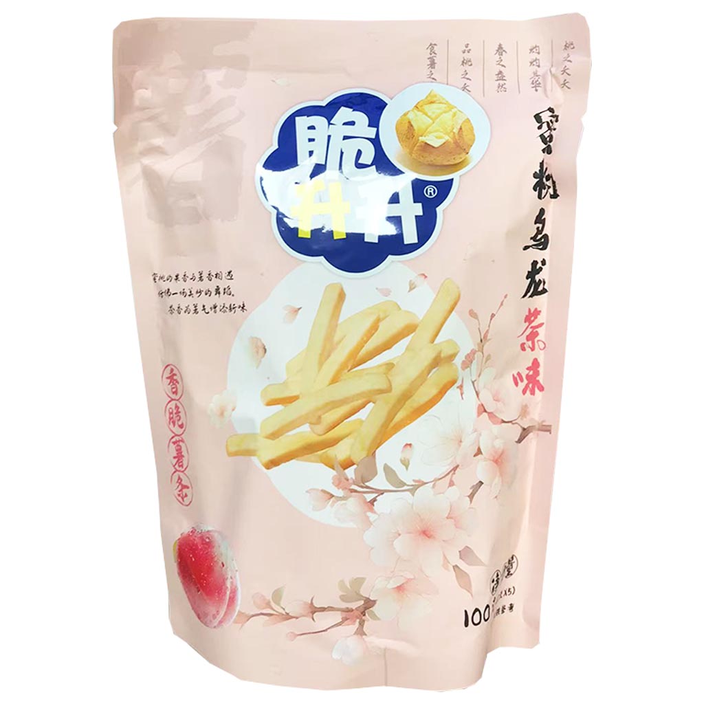Cui Sheng Sheng Potato Stick Peach Oolong 100g ~ 脆升升香脆薯條蜜桃烏龍茶味 100g
