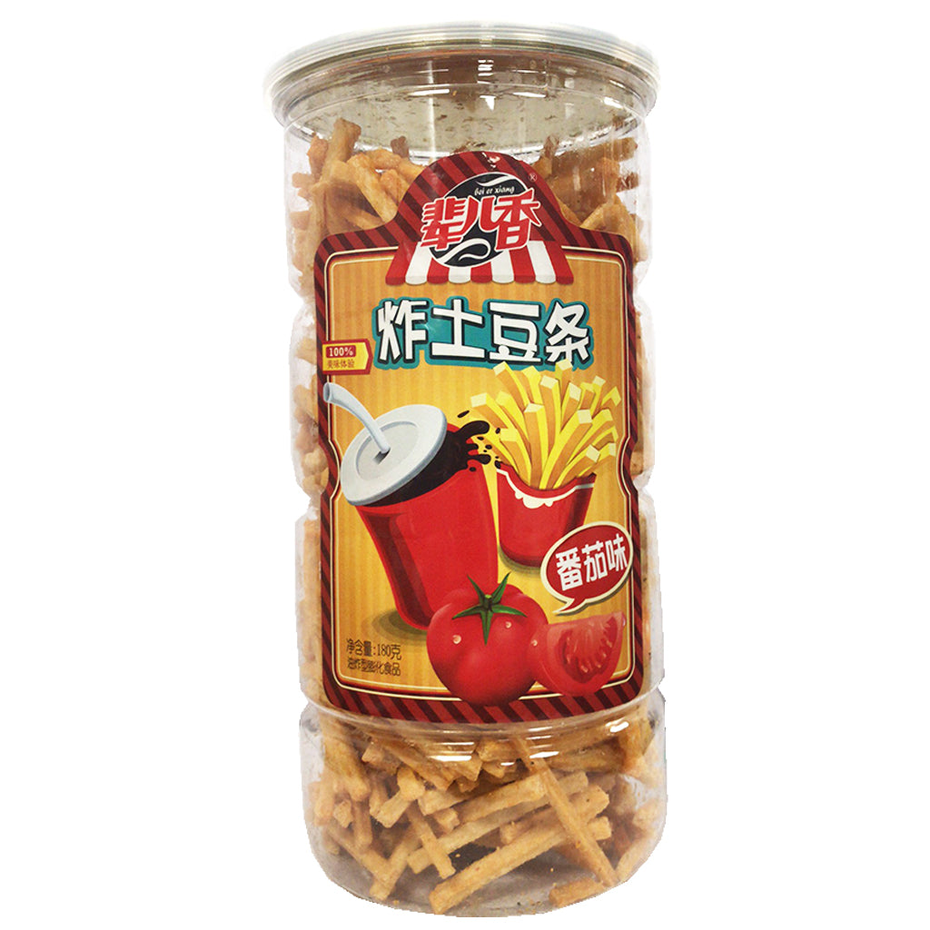 Bei Er Xiang Fries Tomato Flavour 180g ~ 辈儿香 炸土豆条 番茄味 180g