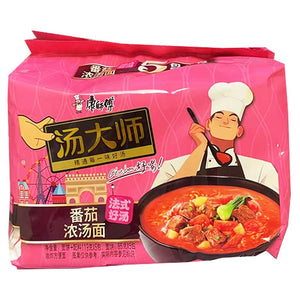 Master Kong Noodle Beef Tomato Flavour 550g ~ 康师傅汤大师精炖番茄牛腩面 550g