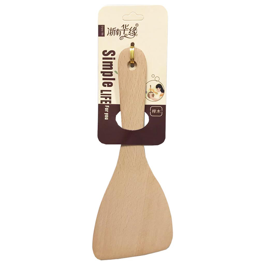 Enjoy Life Wooden Spatula ~ 華緣榉木小斜铲飯壳