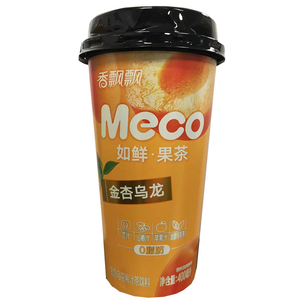 Xiang Piao Piao Fruit Tea Apricot Oolong 400g ~ 香飘飘金杏乌龙果汁茶 400g
