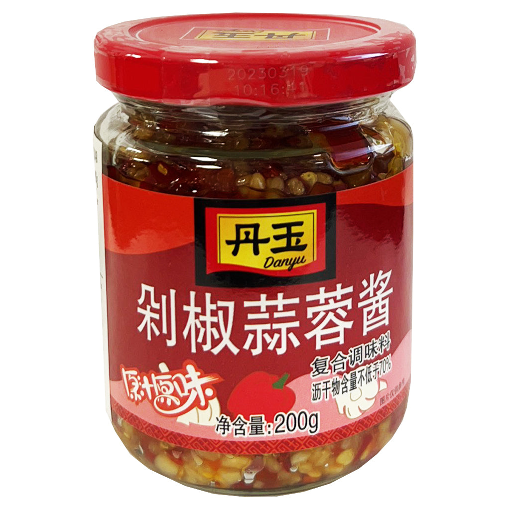 Danyu Garlic Chilli Sauce 200g ~ 丹玉鲜香剁椒蒜蓉酱 200g