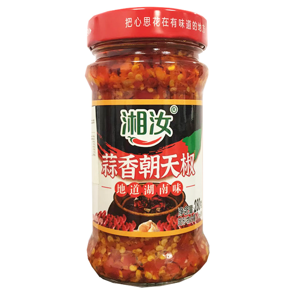 XZ Chopped Chilli Garlic Flavour 280g ~ 湘汝 蒜香朝天椒 280g
