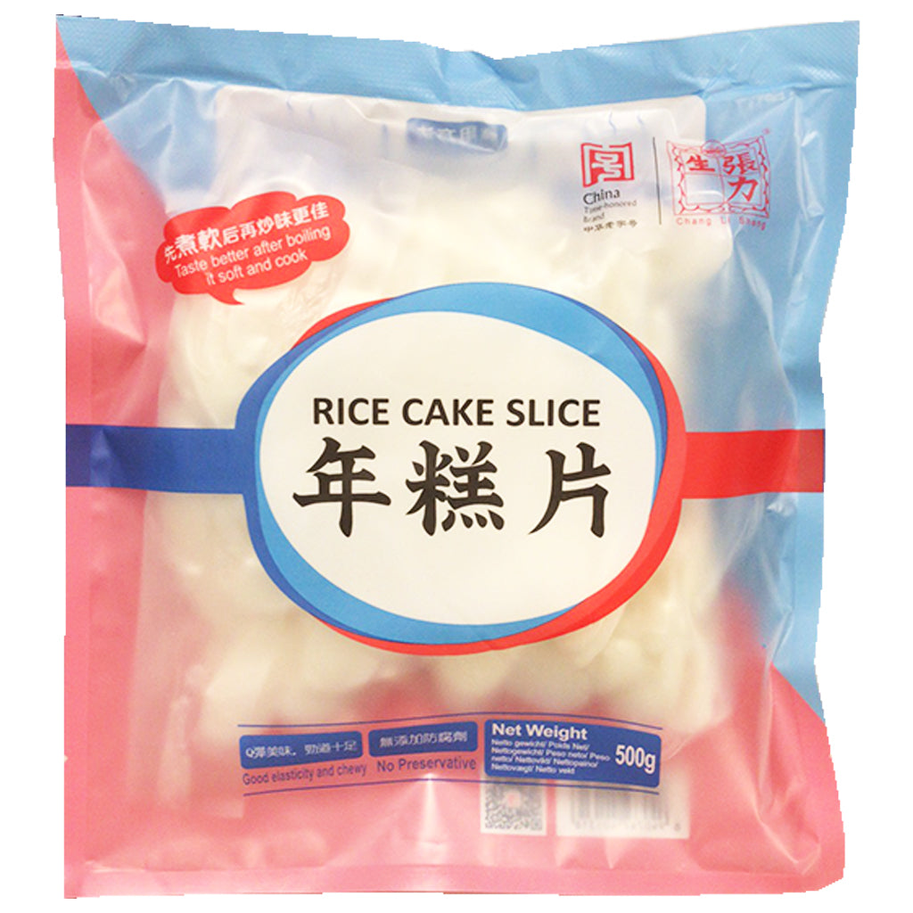 Chang Li Sheng Sliced Rice Cake 500g ~ 张力生年糕片 500g