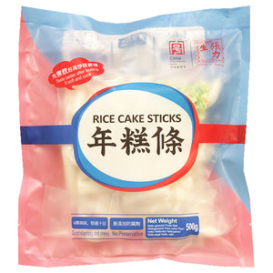 Chang Li Sheng Rice Cake Sticks 500g ~ 张力生年糕條 500g