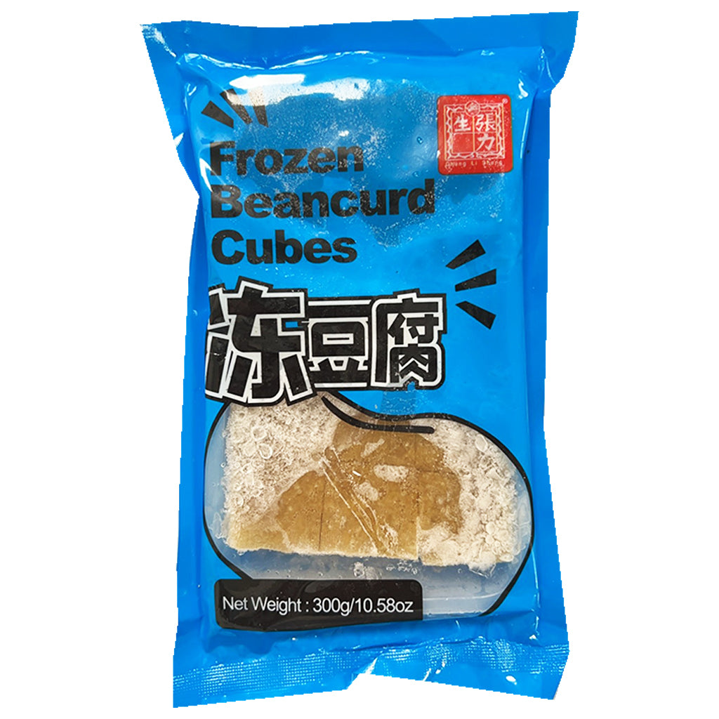 Chang Li Sheng Frozen Tofu 300g ~ 张力生 冻豆腐 300g