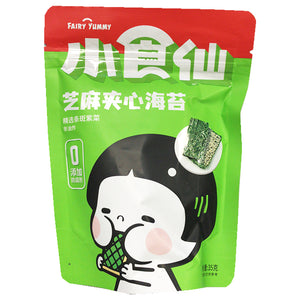 Bestore Seaweed with Sesame Crispy 35g ~ 良品铺子 芝麻夾心海苔 35g