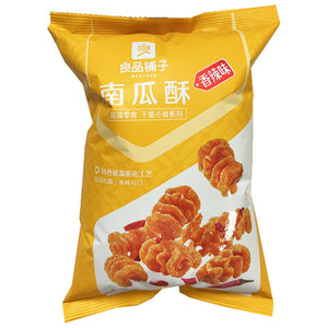 Bestore Pumpkin Crispy Spicy 75g ~ 良品铺子南瓜酥香辣味 75g