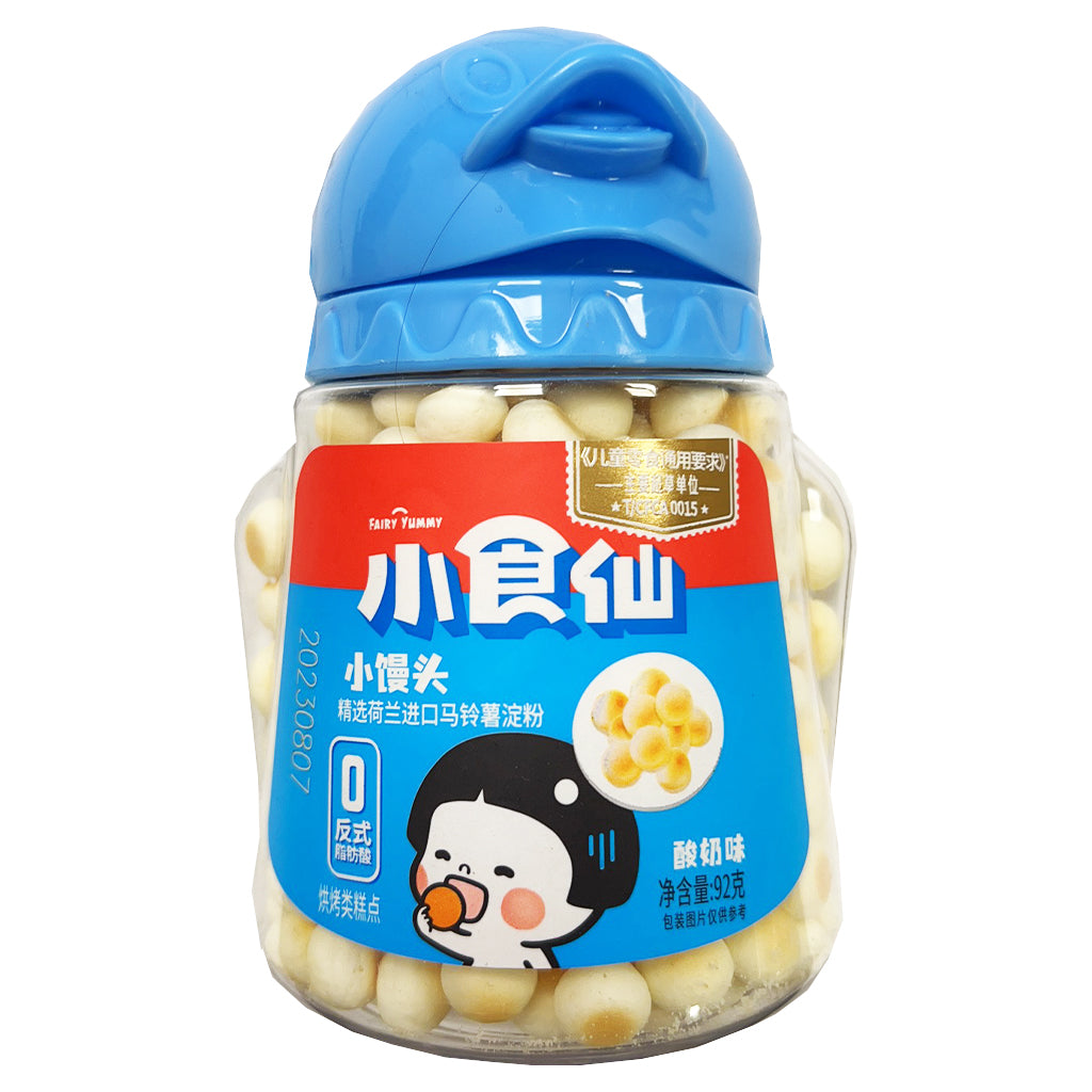 Fairy Yummy Yoghurt Cracker Ball 92g ~ 小食仙小饅頭 92g