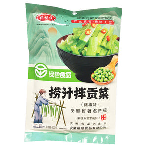 ZhangFuShun Gong Cai Rattan Pepper 300g ~ 张福顺捞汁拌贡菜藤椒味 300g