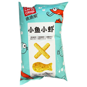 Lang Lang Crisp Seaweed Shrimp Chips 70g ~ 琅琅小魚小蝦薯片海苔味 70g