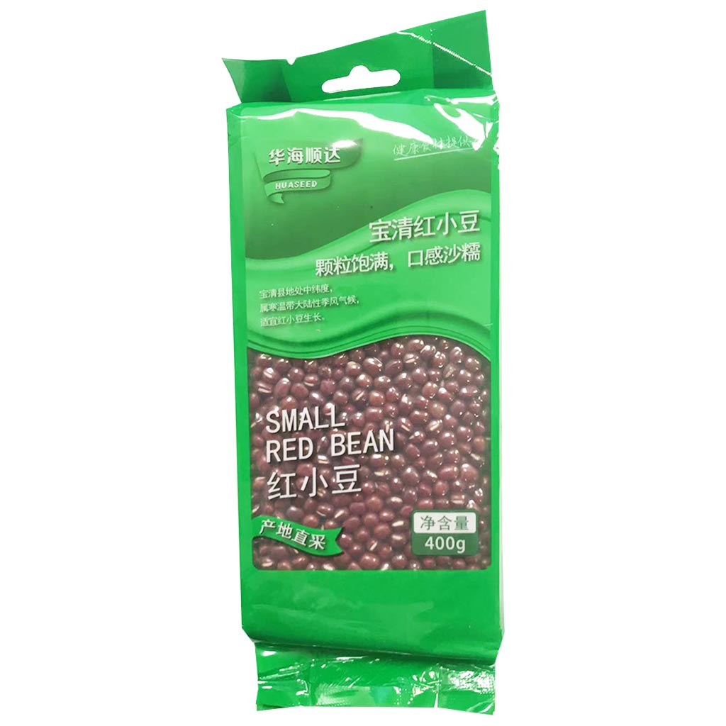 HuaSeed Small Red Bean 400g ~ 华海顺达红小豆 400g