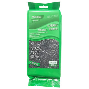 HuaSeed Black Rice 400g ~ 华海顺达黑米 400g