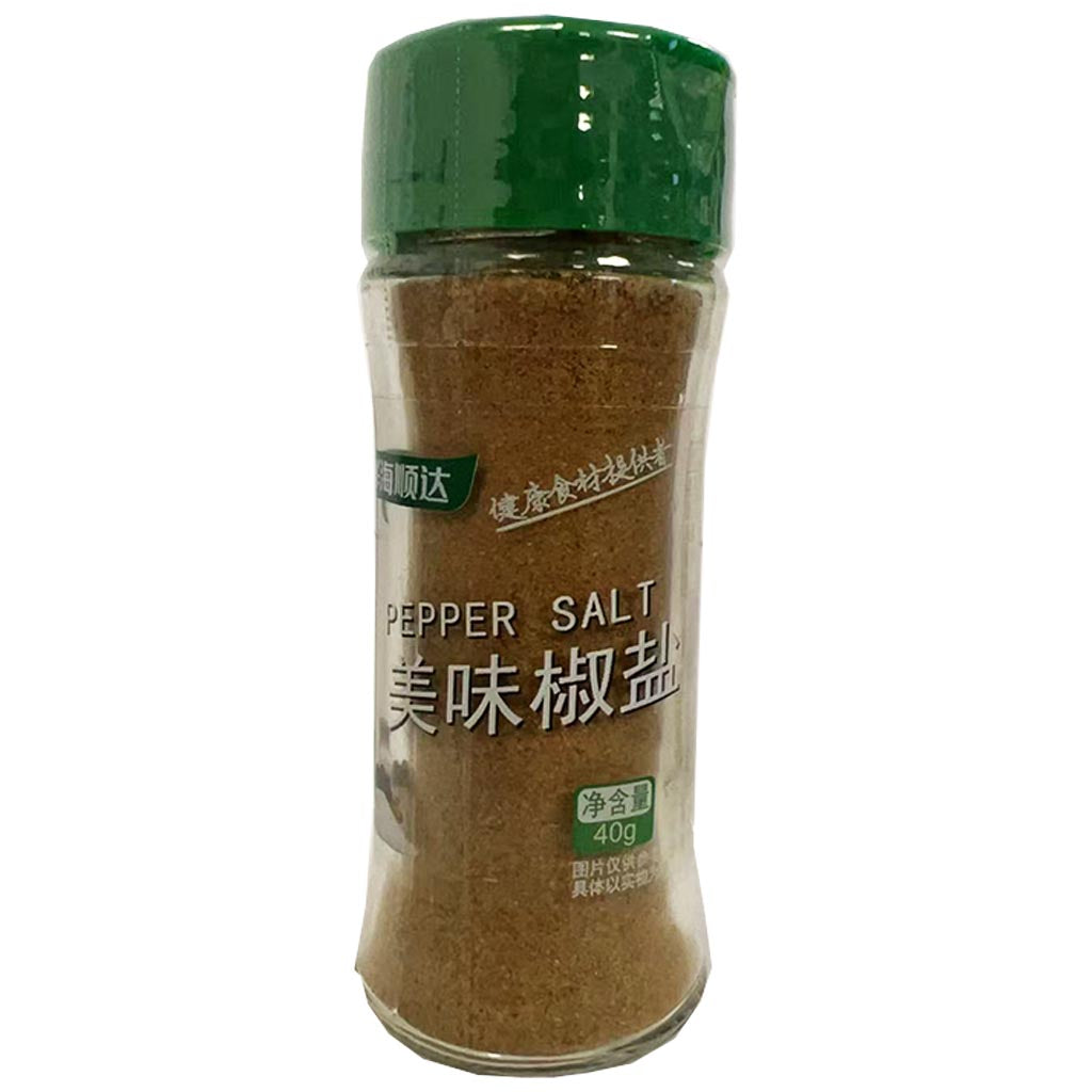 HuaSeed Pepper Salt 40g ~ 华海顺达美味椒盐瓶装 40g