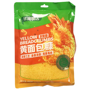 HuaSeed Yellow Bread Crumbs 180g ~ 华海顺达黄面包糠 180g