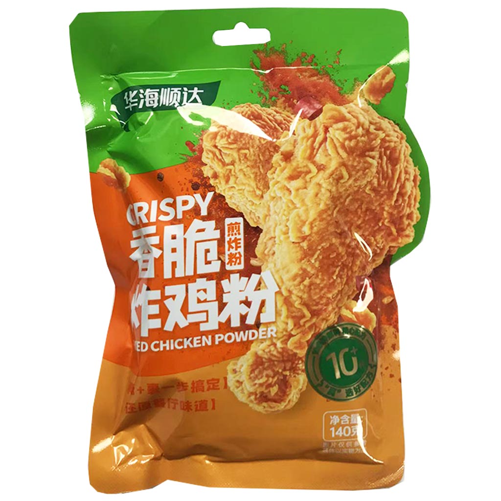 HuaSeed Crispy Fried Chicken Powder 140g ~ 华海顺达香脆炸鸡粉 140g