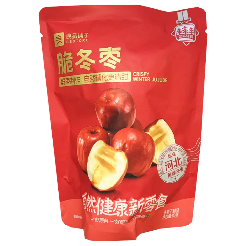 Bestore Crispy Jujube 80g ~ 良品鋪子脆冬棗 80g