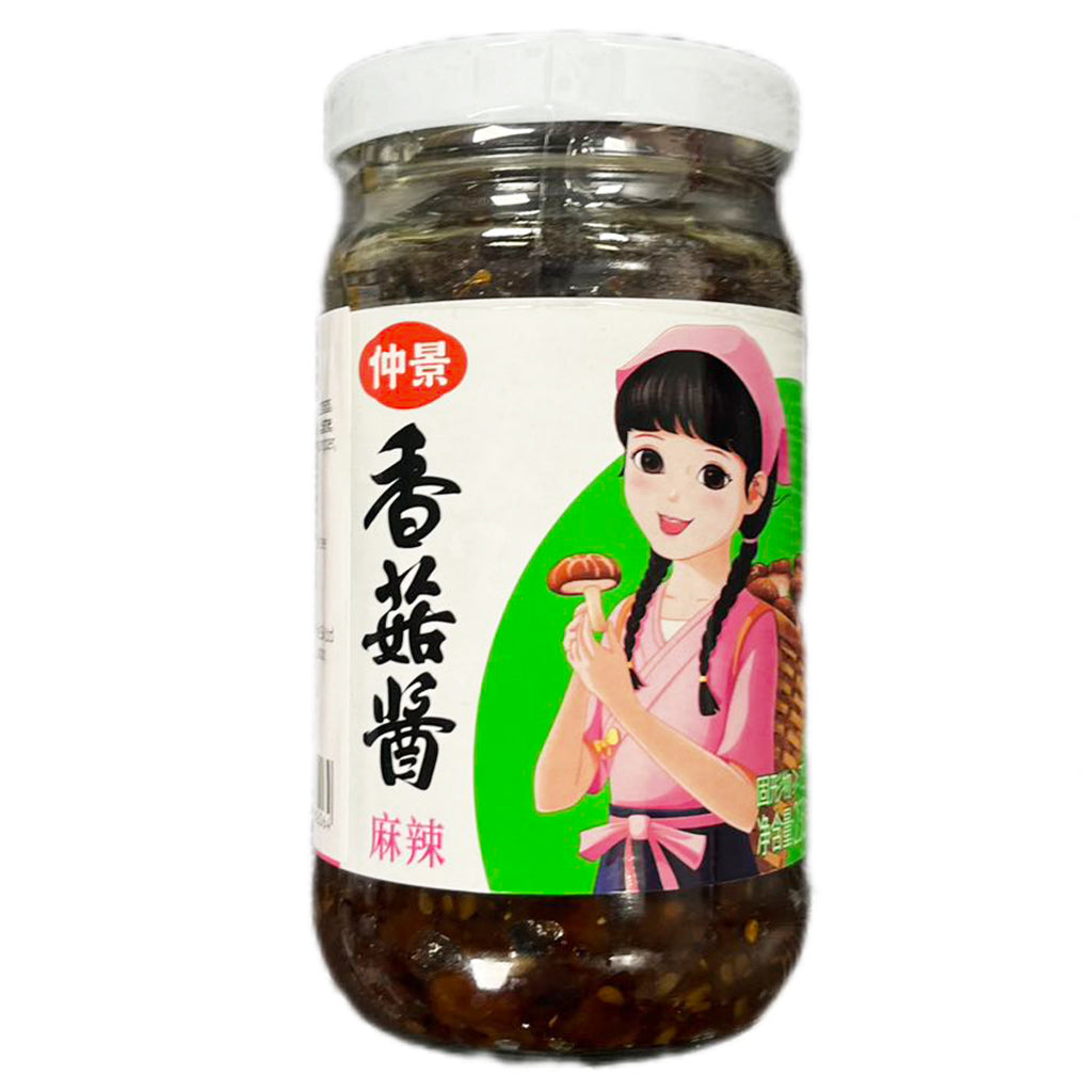 Zhong Jing Hot Spicy Mushroom Sauce 230g ~ 仲景麻辣香菇醬 230g