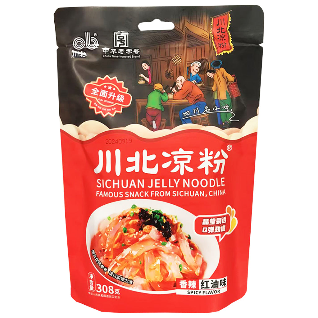 ChuanBei Jelly Noodle Chili Oil 308g ~ 川北凉粉经典红油味 308g