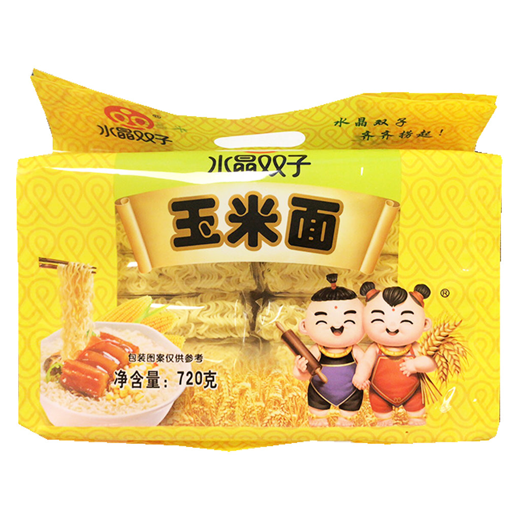 Shuang Zi Brand Corn Noodle 720g ~ 水晶双子 玉米面 720g