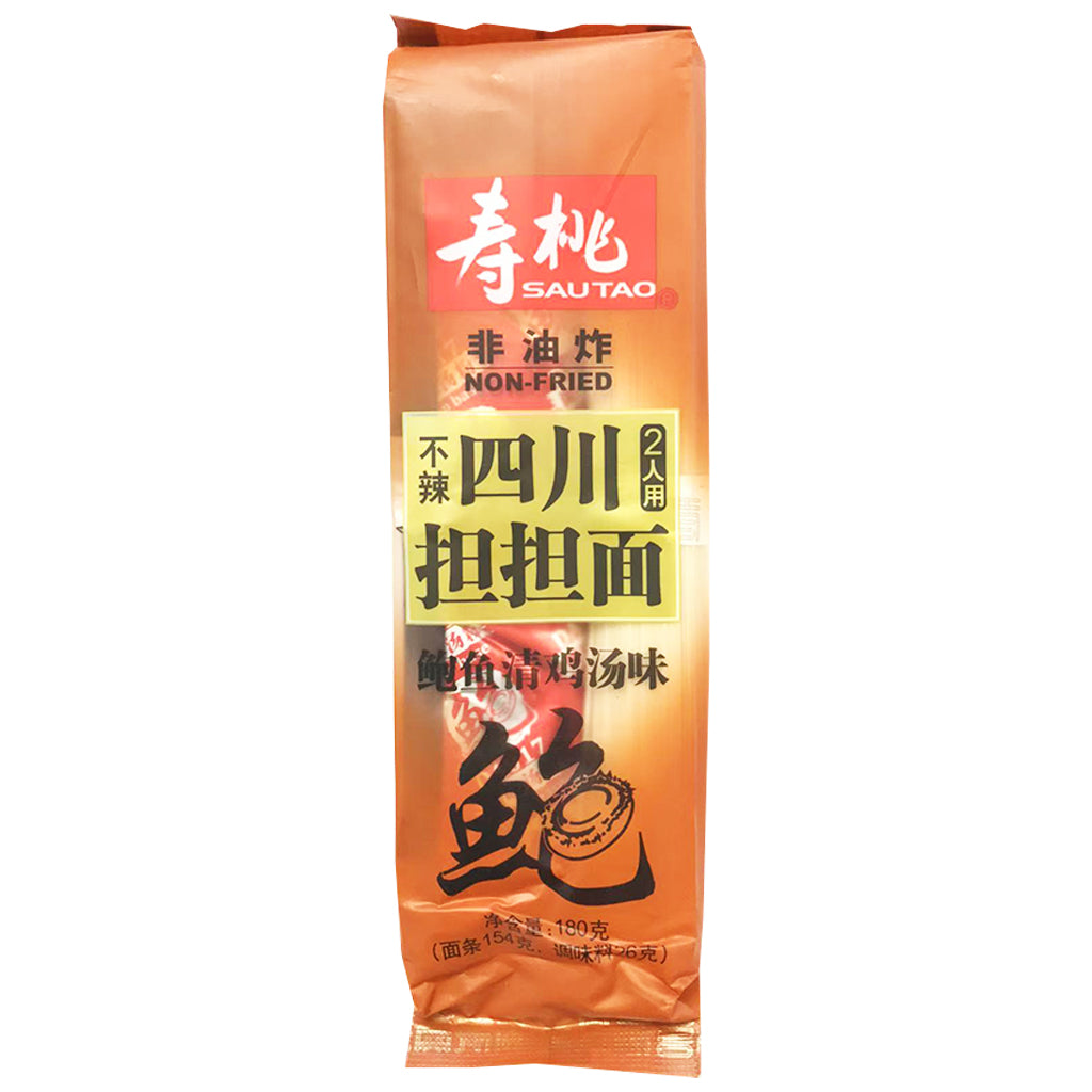 Sau Tao Dan Dan Noodle Abalone Chicken Soup 180g ~ 寿桃牌四川担担面鲍鱼清鸡汤味 180g