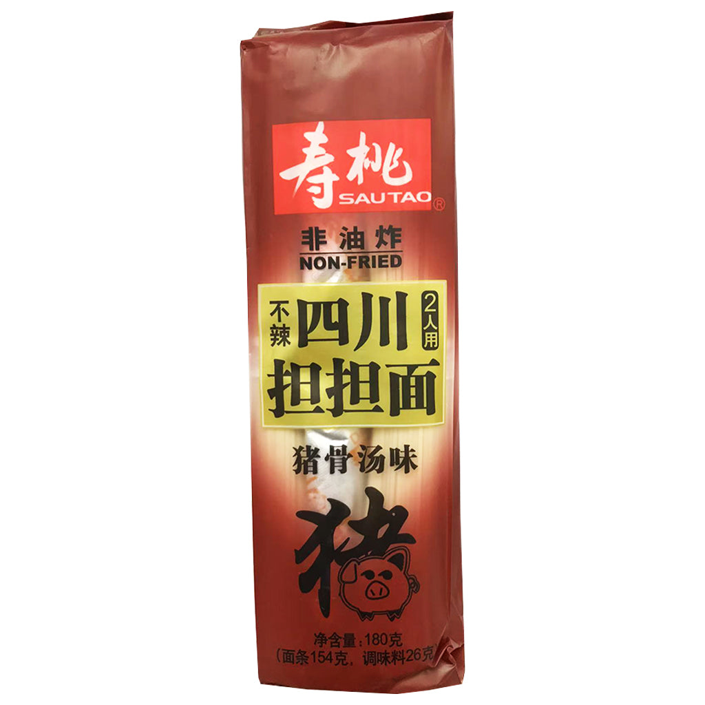 Sau Tao Dan Dan Noodle Pork Bone Soup 180g ~ 寿桃牌四川担担面猪骨汤味 180g