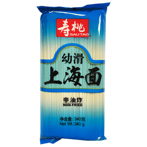 Sau Tao Shanghai Noodles 340g ~ 寿桃牌上海面 340g