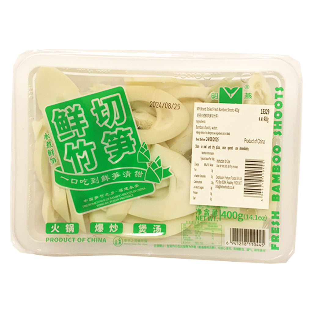 MingYan Boiled Bamboo Shoots 400g ~ 明燕鲜切竹笋 400g