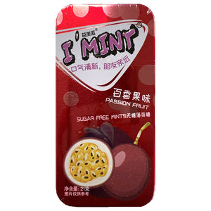 I Mint Candy Passion Fruit 21g ~ 益美滋百香果味 21g