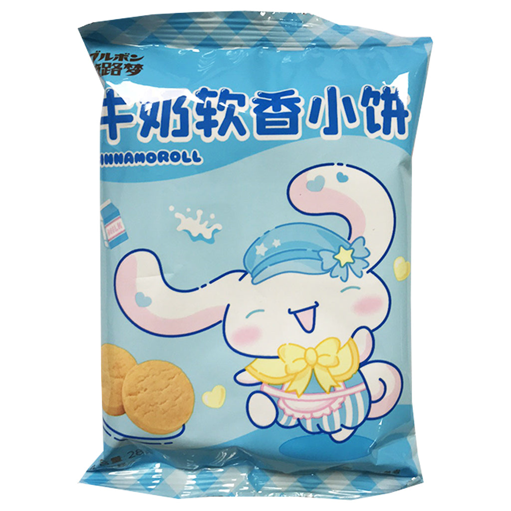 Bourbon Cinnamoroll Milk Cookies 28g ~ 波路梦Cinnamoroll牛奶香小软饼 28g