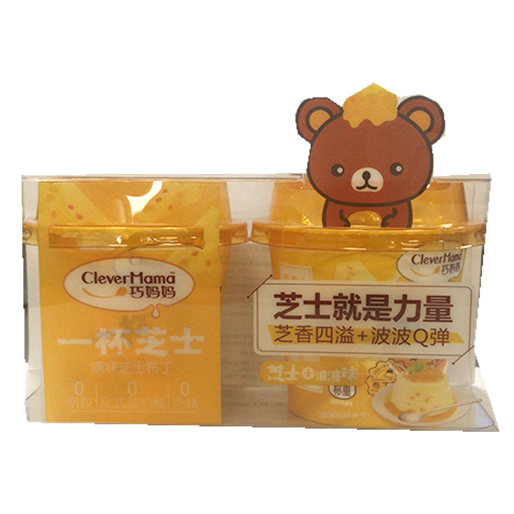 CleverMaMa Bubble Pudding Cheese Origin 200g ~ 巧妈妈一杯芝士原味芝士布丁 200g