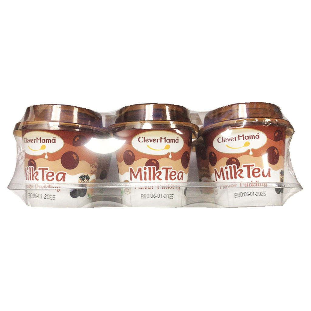 CleverMaMa Milk Tea Flavor Pudding 600g ~ 巧妈妈一杯奶茶布丁 600g