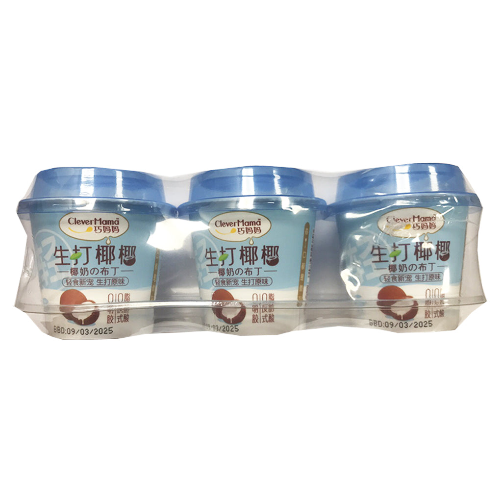 CleverMaMa Coconut Pudding 300g ~ 巧妈妈生打椰椰布丁 300g