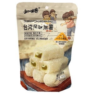 ZhiWeiKe Taiwanese Mochi Coconut Matcha 152g ~ 知味客台灣風味麻薯椰絲抹茶味 152g