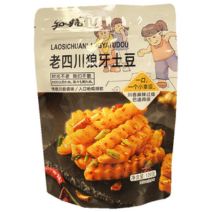 ZhiWeiKe Spicy Potato Chips 120g ~ 知味客老四川狼牙土豆 120g
