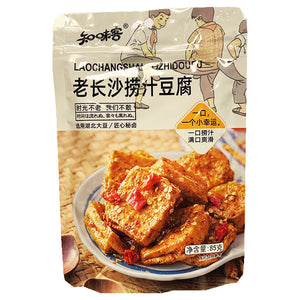 ZhiWeiKe Soybean Tofu Snack 85g ~ 知味客老長沙撈汁豆腐 85g