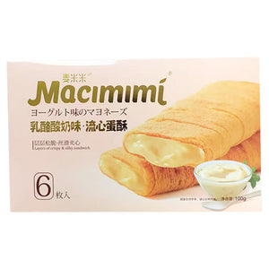 Macmimi Cracker Cheese Yogurt 100g ~ 麥米米乳酪酸奶味流心蛋酥 100g