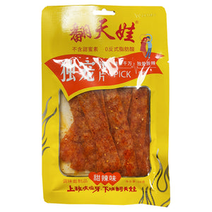 Fan Tian Wa Spicy Wheat Gluten Slices 88g ~ 翻天娃独宠辣片 88g