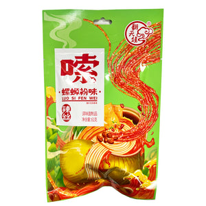 Fan Tian Wa Lou Si Fen Spicy Gluten Strip 61g ~ 翻天娃螺蛳粉味辣丝 61g