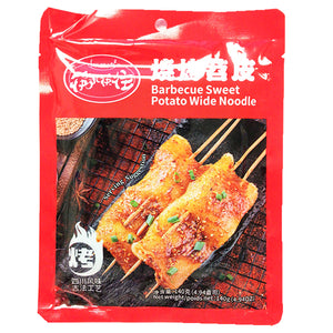 KLKW BBQ Sweet Potato Wide Noodle 140g ~ 筷来筷往燒烤苕皮 140g