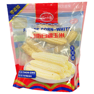 KLKW Finger Corn White 500g ~ 筷来筷往拇指白糯玉米 500g