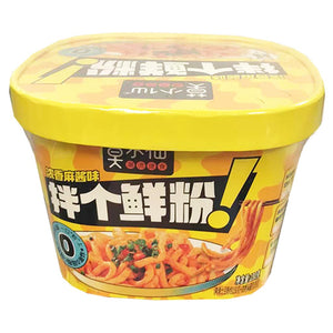 Mo Xiao Xian Dry Vermicelli Sesame Paste 180g ~ 莫小仙拌个鲜粉浓香麻酱味 180g
